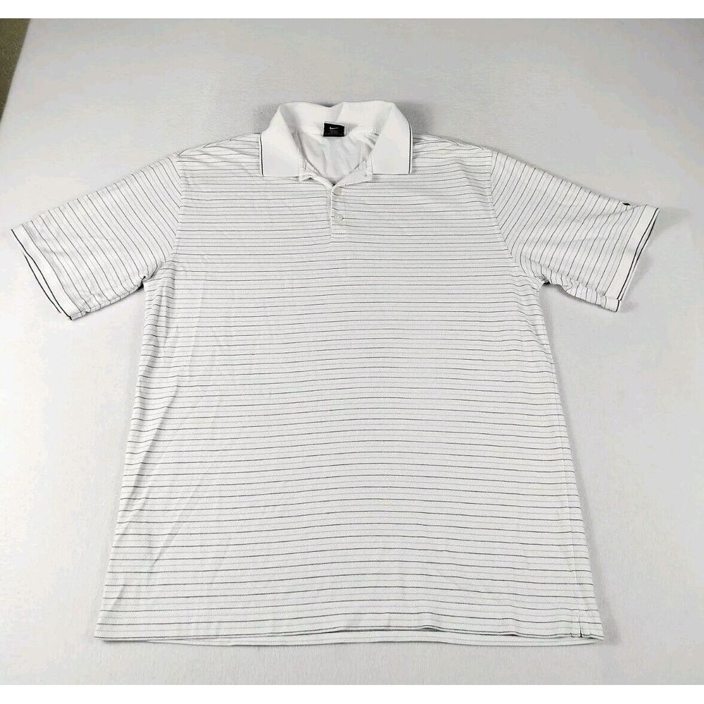 Nike Polo Shirt Men Large Multicolor Golf Dri Fit Athletic Athleisure Activewear